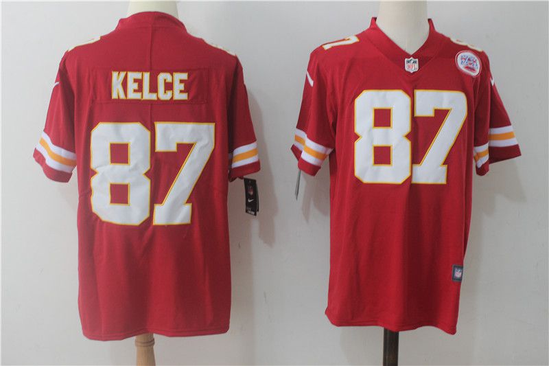 Men Kansas City Chiefs #87 Kelce Red Nike Vapor Untouchable Limited NFL Jerseys->chicago bears->NFL Jersey